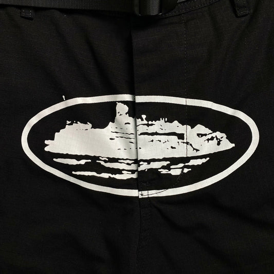 Short black corteiz cargo