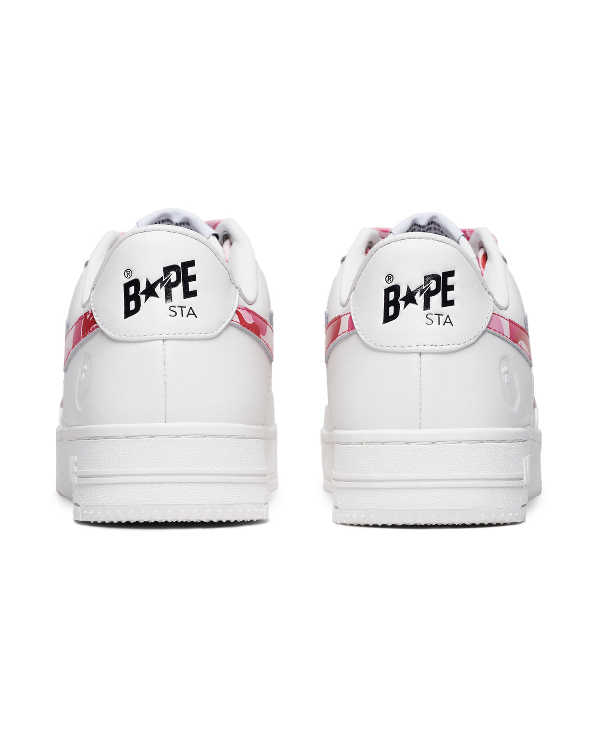 Bapesta Low White ABC Camo Pink  (IM)