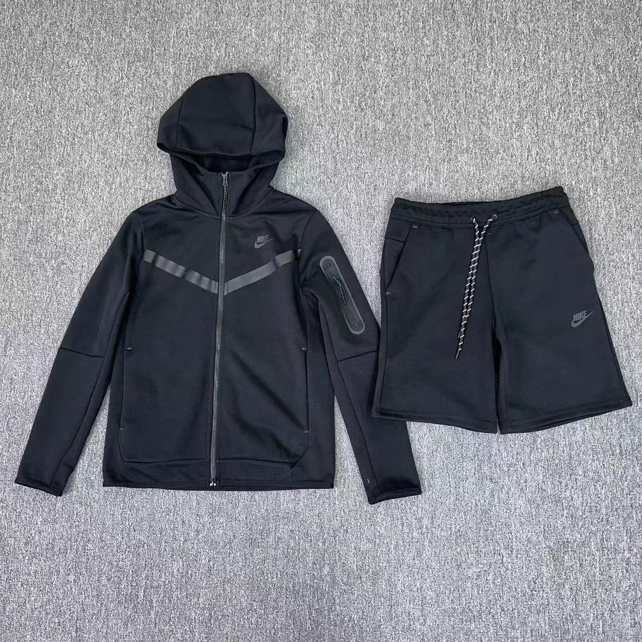 Nike Tech Fleece Black "Com short" (IM)
