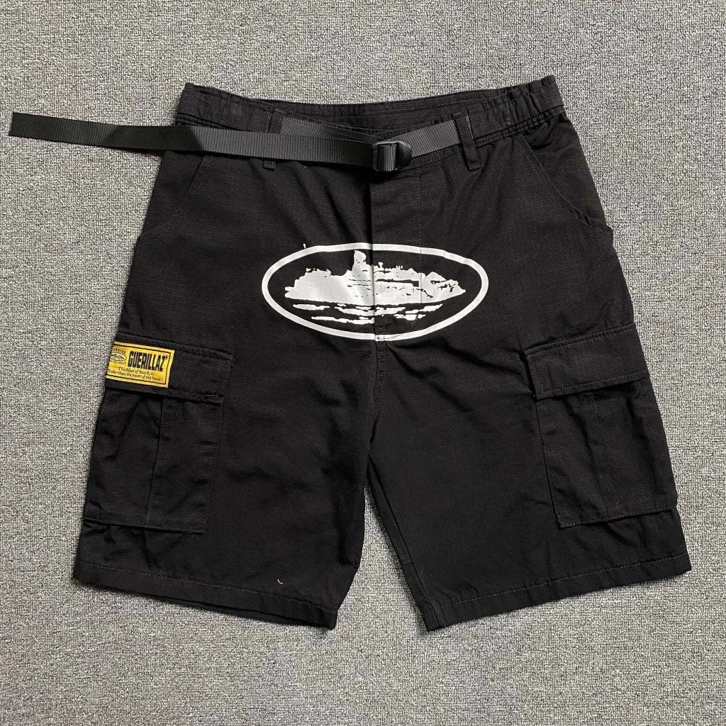 Short black corteiz cargo