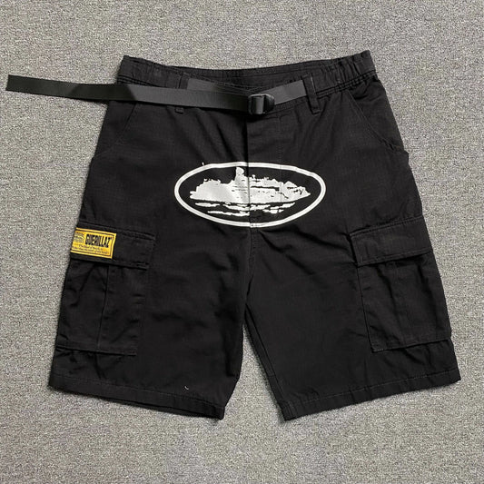 Short black corteiz cargo