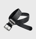 Cinto Cross Metal Black Chorme Hearts (IM)