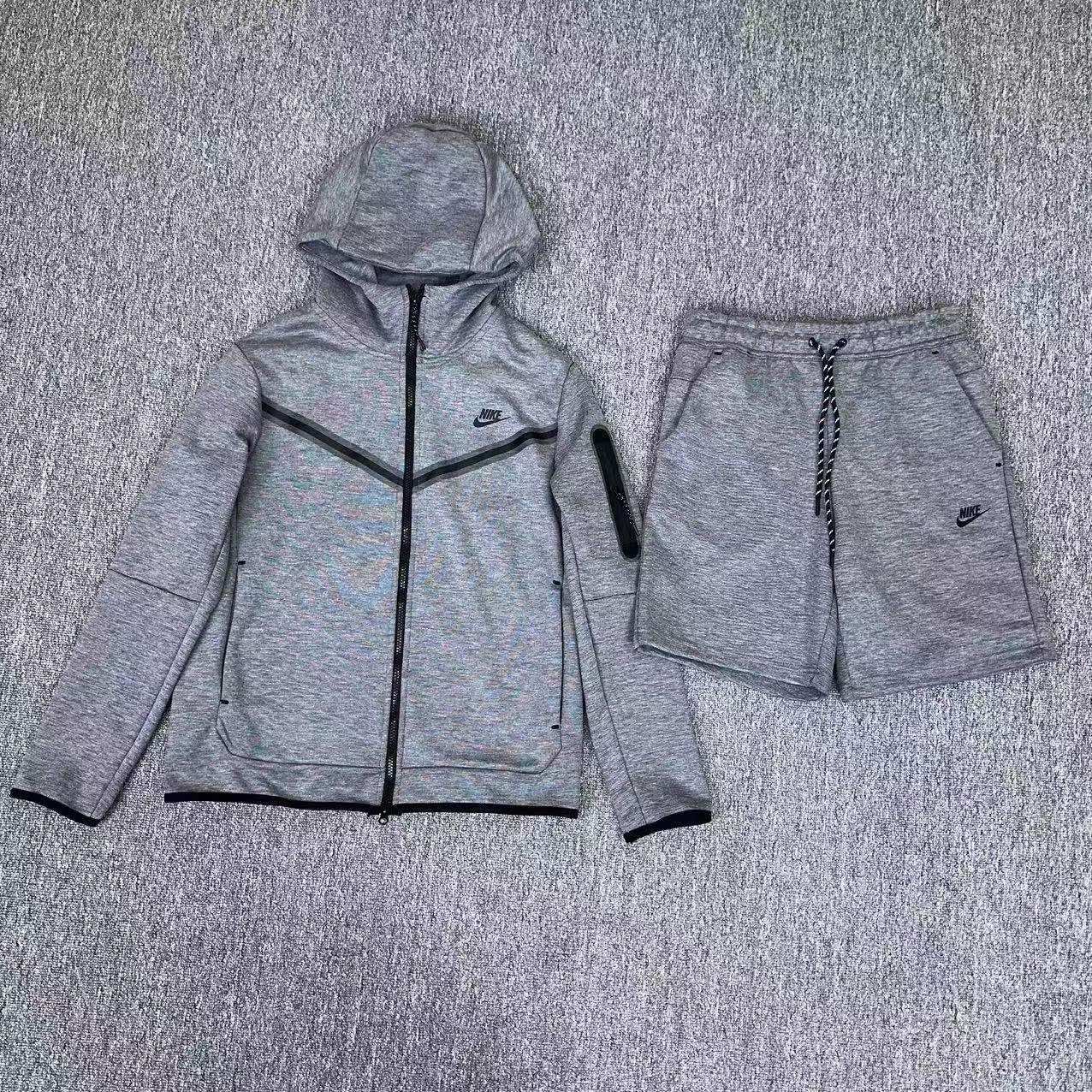 Nike Tech Fleece Grey Graphite "Com short" (IM)
