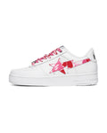Bapesta Low White ABC Camo Pink  (IM)