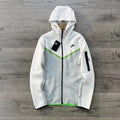 Nike tech fleece White Gray Green (IM)