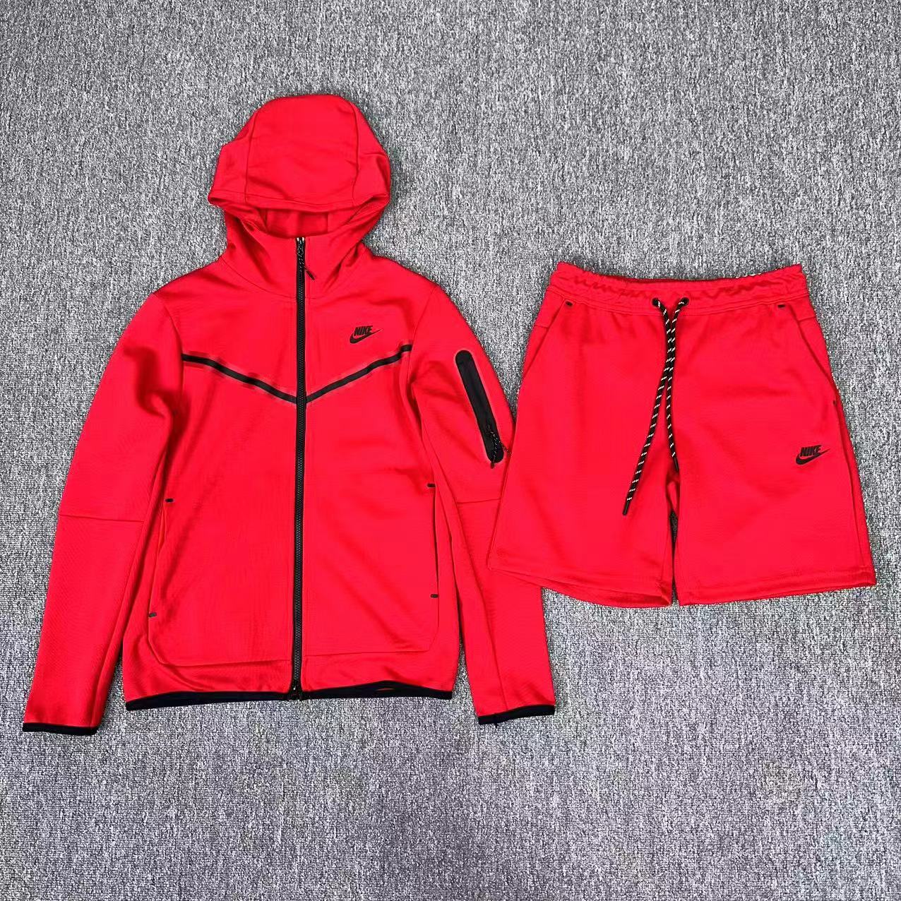 Nike Tech Fleece Red "Com short" (IM)